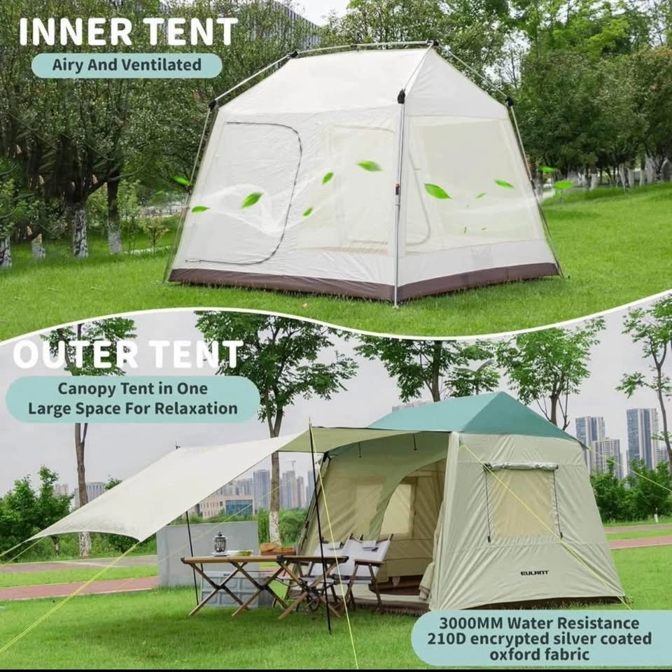 3–6 Person Family Camping Tent | Waterproof, Spacious & Easy Set - photo 3