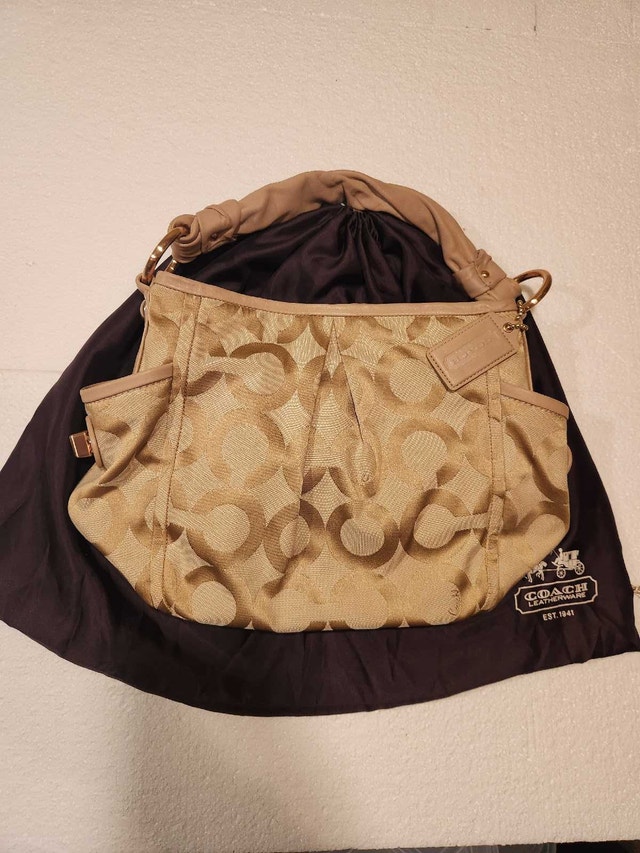 Coach Madison Op Art Sateen Sophia Satchel