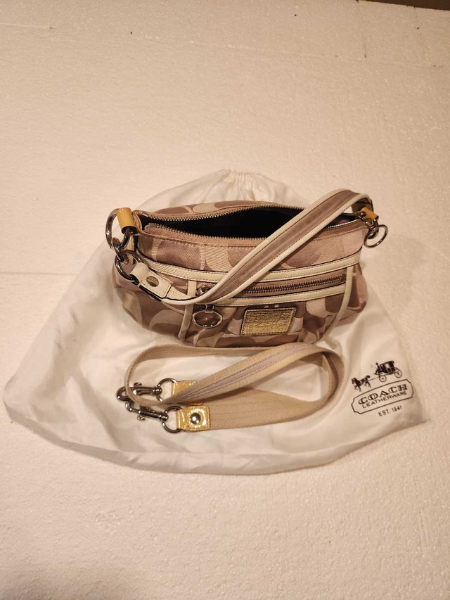 Coach Poppy Signature Sateen Pocket Hobo (Style #14562) - photo 3