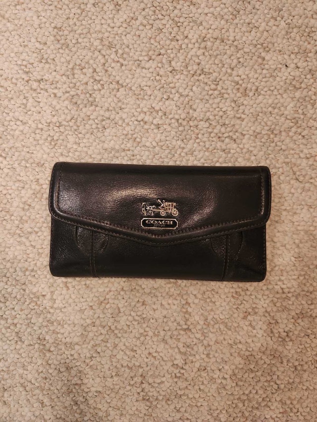 Vintage Black Y2K Coach Wallet
