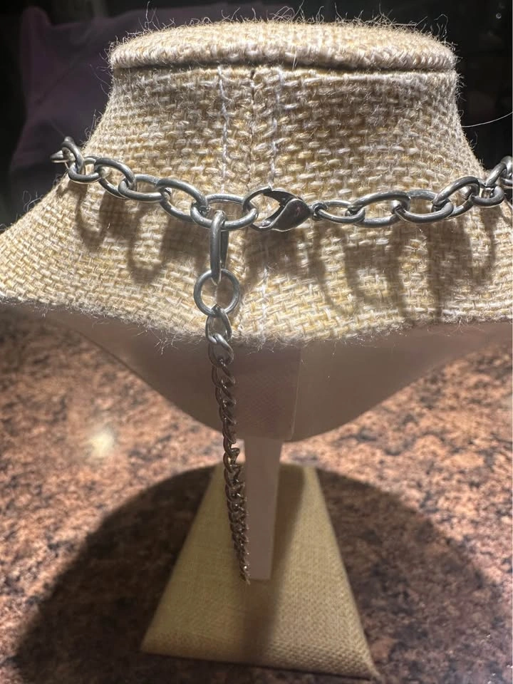 Vintage Silver-Tone Link Necklace - photo 4