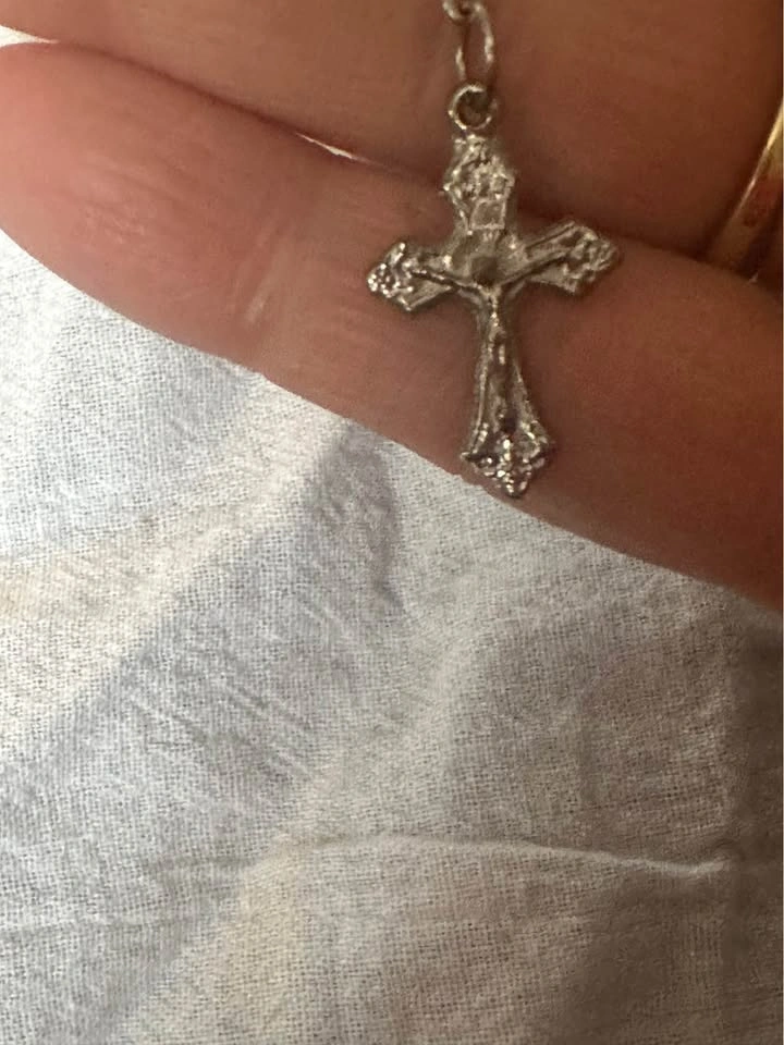 Vintage Silver Tone Rosary - photo 3