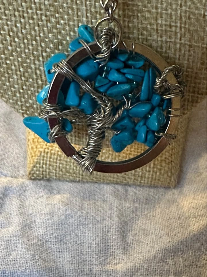 Wire-wrapped Tree of Life Pendant Necklace - photo 4