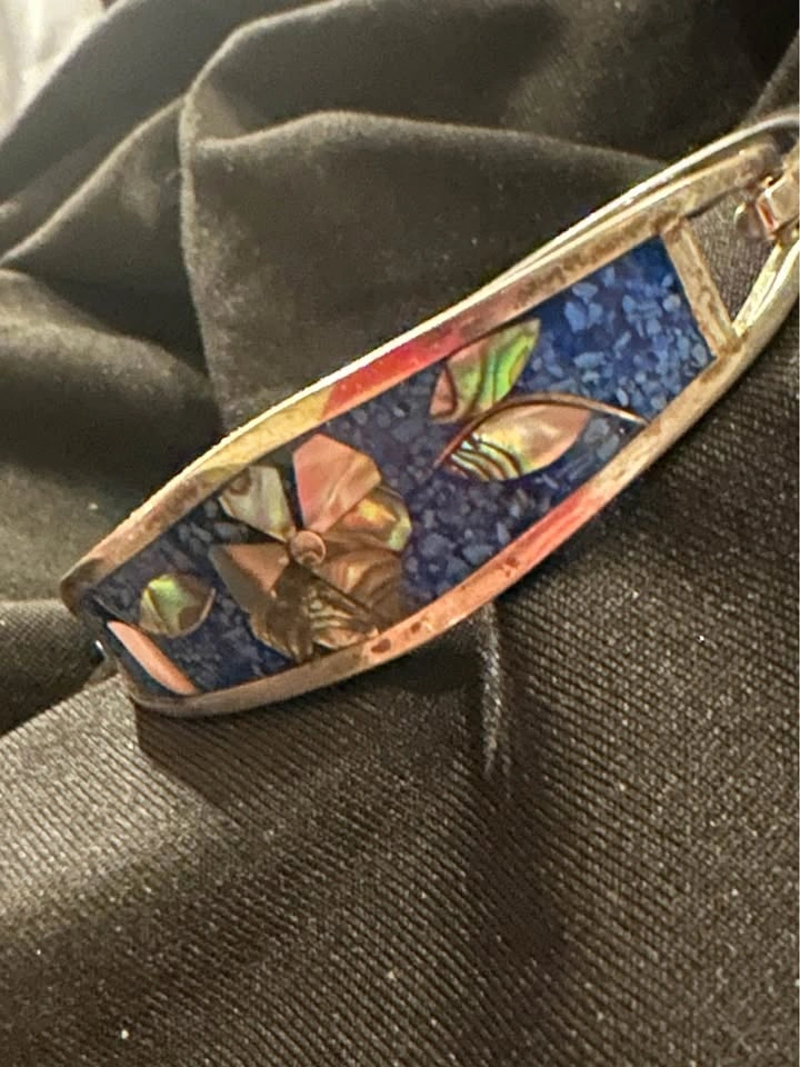 Vintage Flower MOTIF cuff bracelet - photo 2