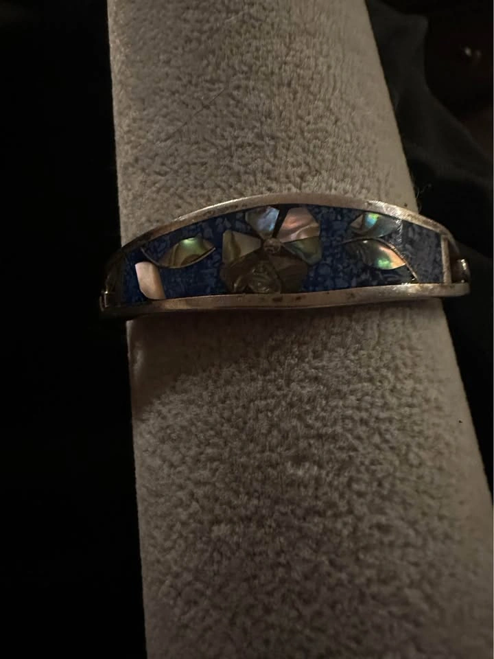 Vintage Flower MOTIF cuff bracelet - photo 5