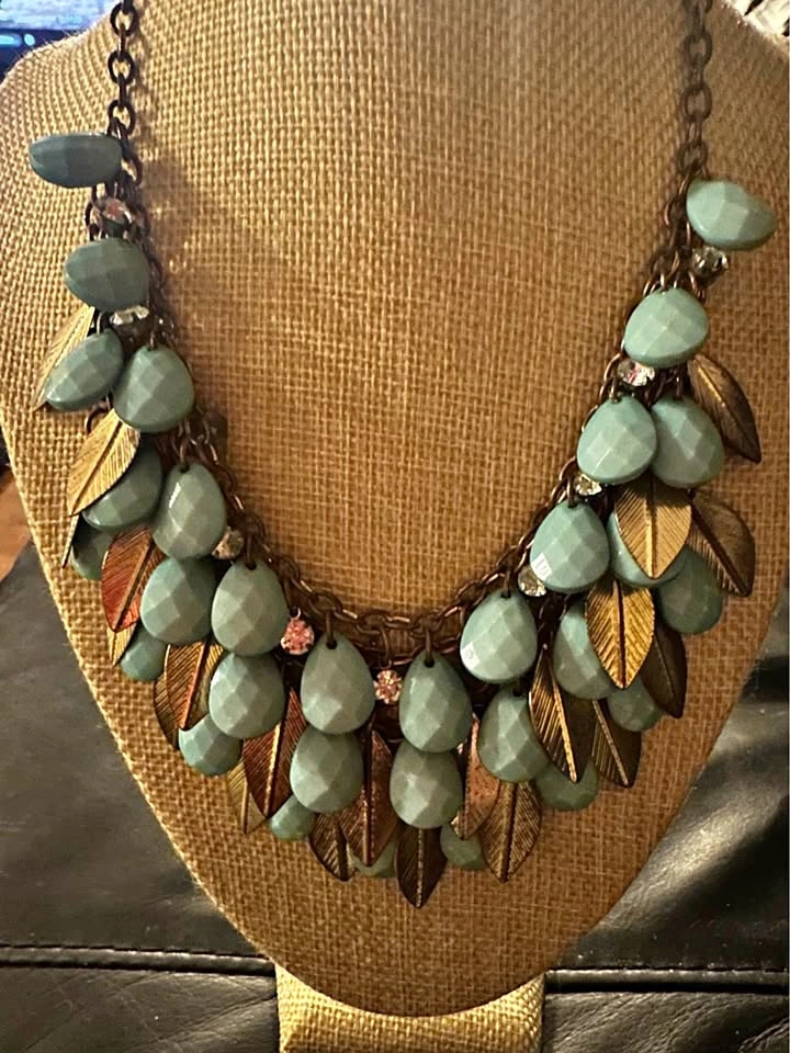 Lia Sophia "Cabana" Chunky Statement Bib Necklace