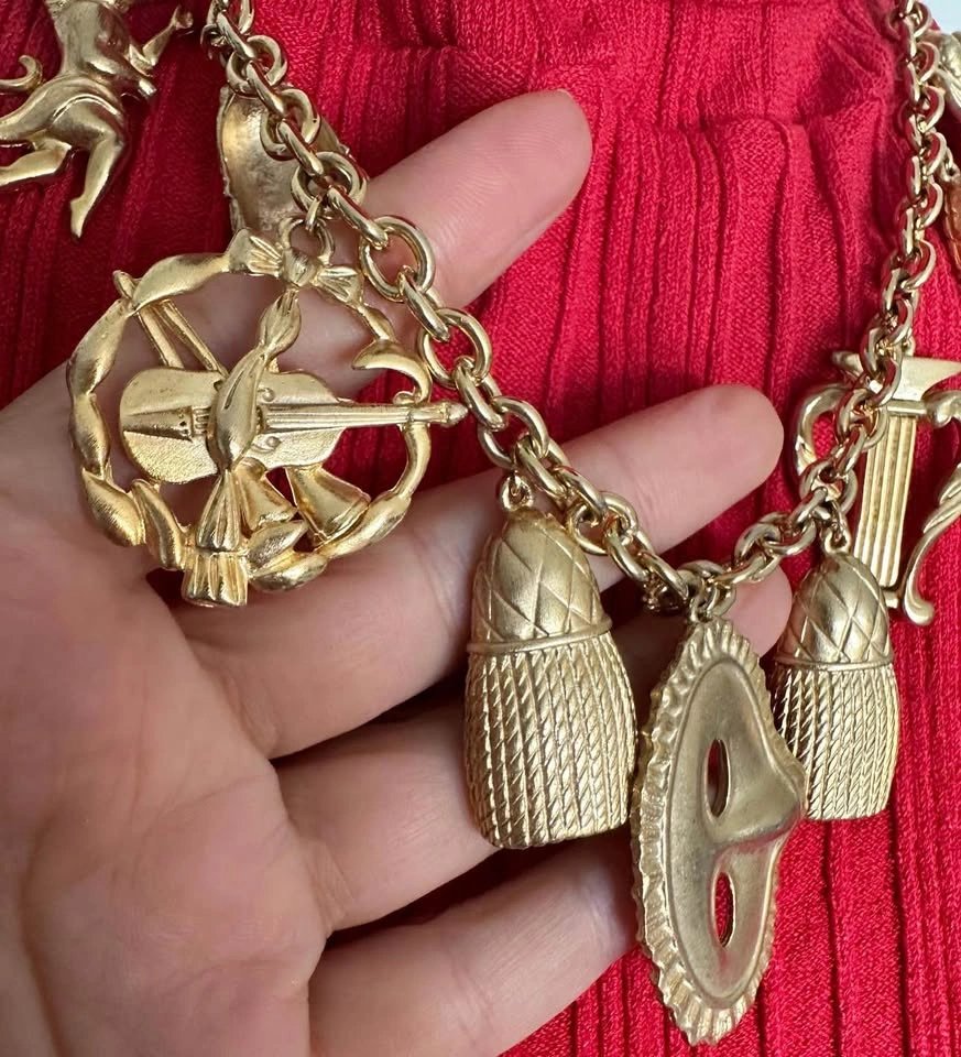 Vintage Music-Themed Pendant Necklace - photo 3