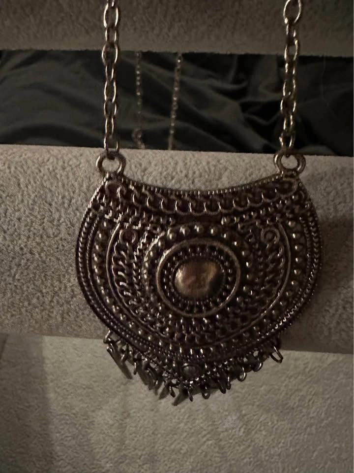 Boho style long statement necklace - photo 2