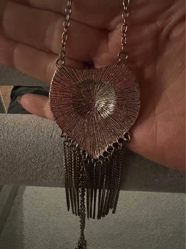 Boho style long statement necklace - photo 5