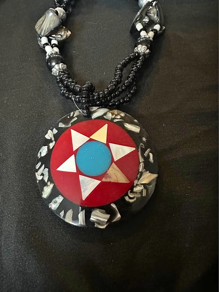 Native American-style Star Medallion Necklace