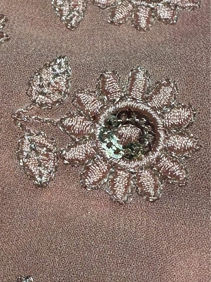 Light Pink Georgette Dupatta - photo 4