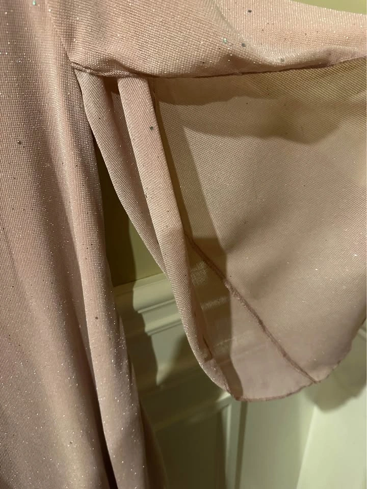 Soft pink sparkly dress - photo 2