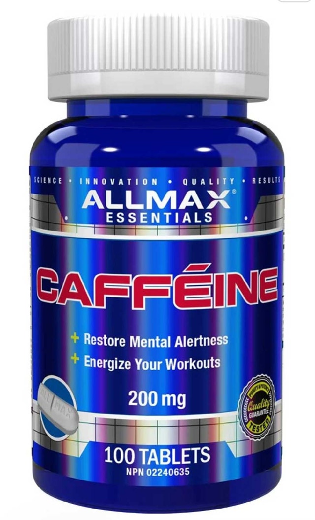 ALLMAX Caffeine Tablets - 200mg
