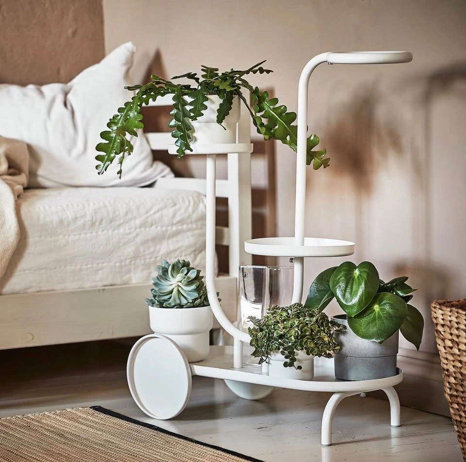IKEA CHILISTRÅN Plant Stand - White - photo 2