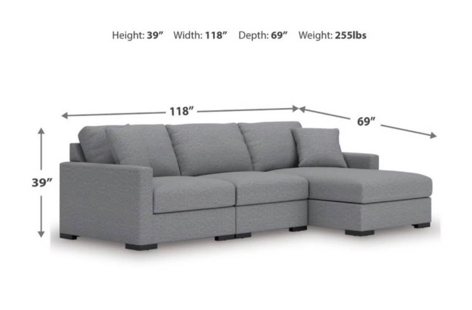 Sectional Couch (left aligned chaise) - photo 2