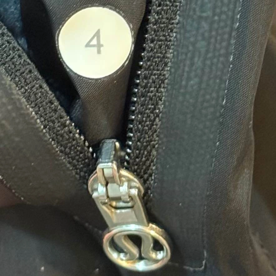 Lululemon Sleek Waterproof Hooded Raincoat - Black - Size 4 - photo 3