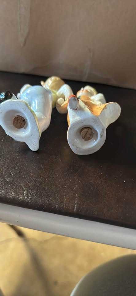 Vintage 5 and dime inc salt & pepper set square dancers - photo 3
