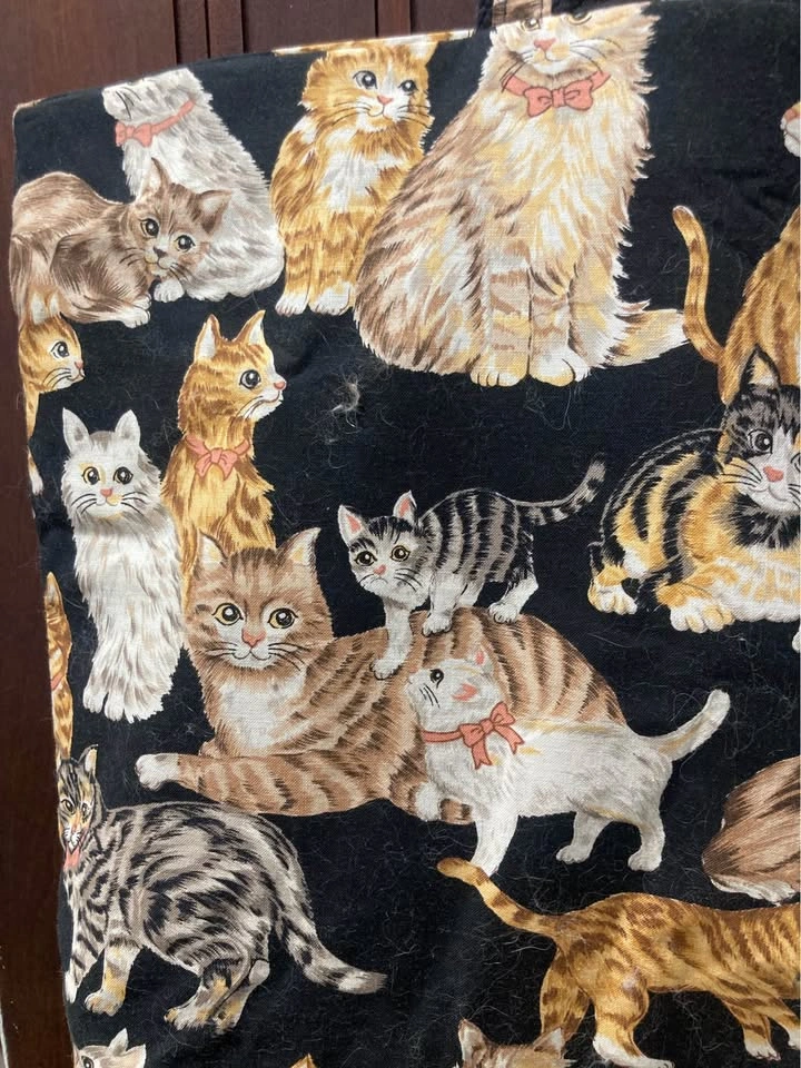 Adorable Cat Print Tote Bag - photo 2