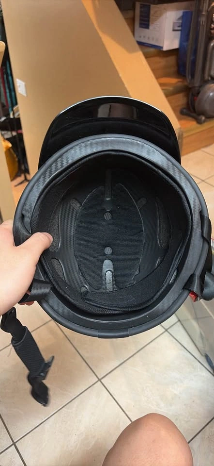 Black Recorder Moment Motorcycle Half Helmet - photo 3