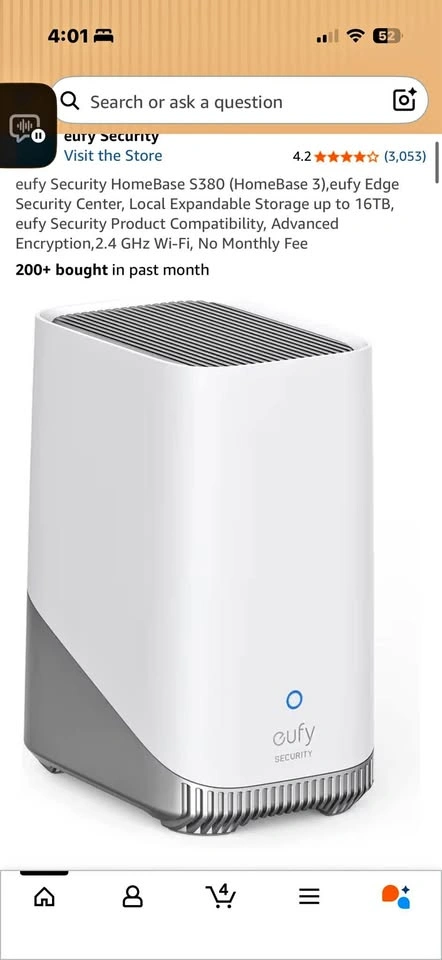 eufy Security HomeBase S380 (HomeBase 3)