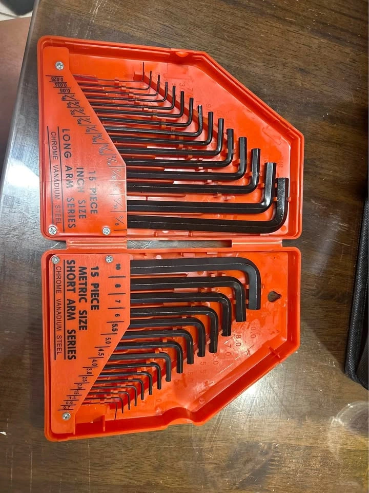 30-Piece Hex Key Set with Case