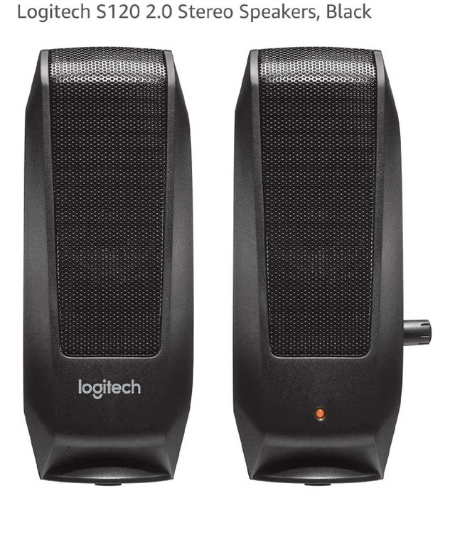 Logitech S120 2.0 Stereo Speakers, Black - photo 4