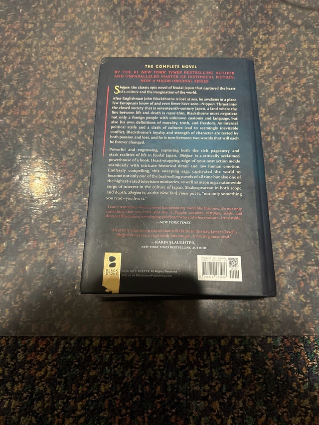 Shogun Hardcover Book by James Clavell - photo 2