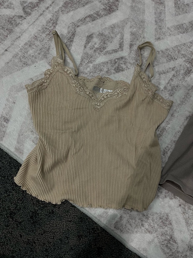 Brown and beige clothing - photo 2