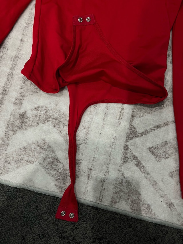 Red Bodysuit SMALL - photo 2
