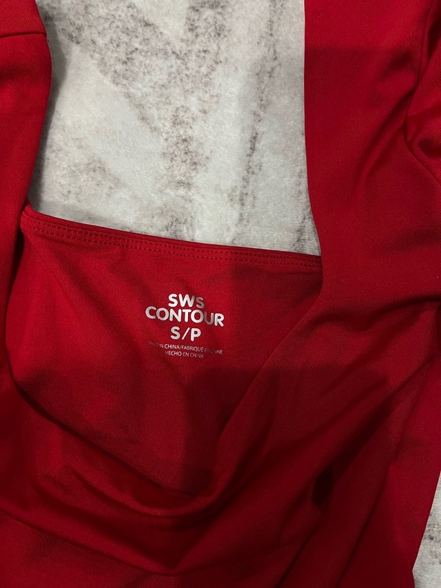 Red Bodysuit SMALL - photo 3