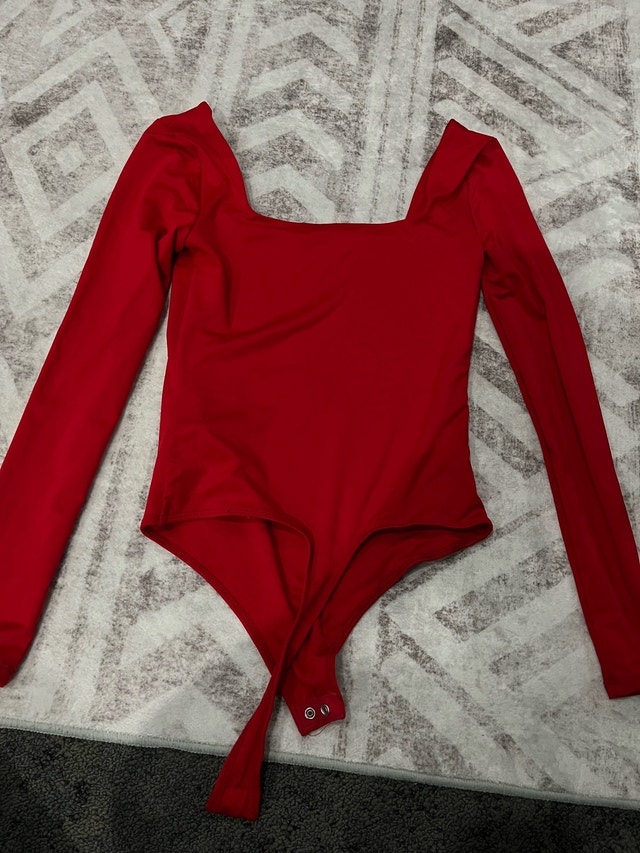 Red Bodysuit SMALL - photo 4