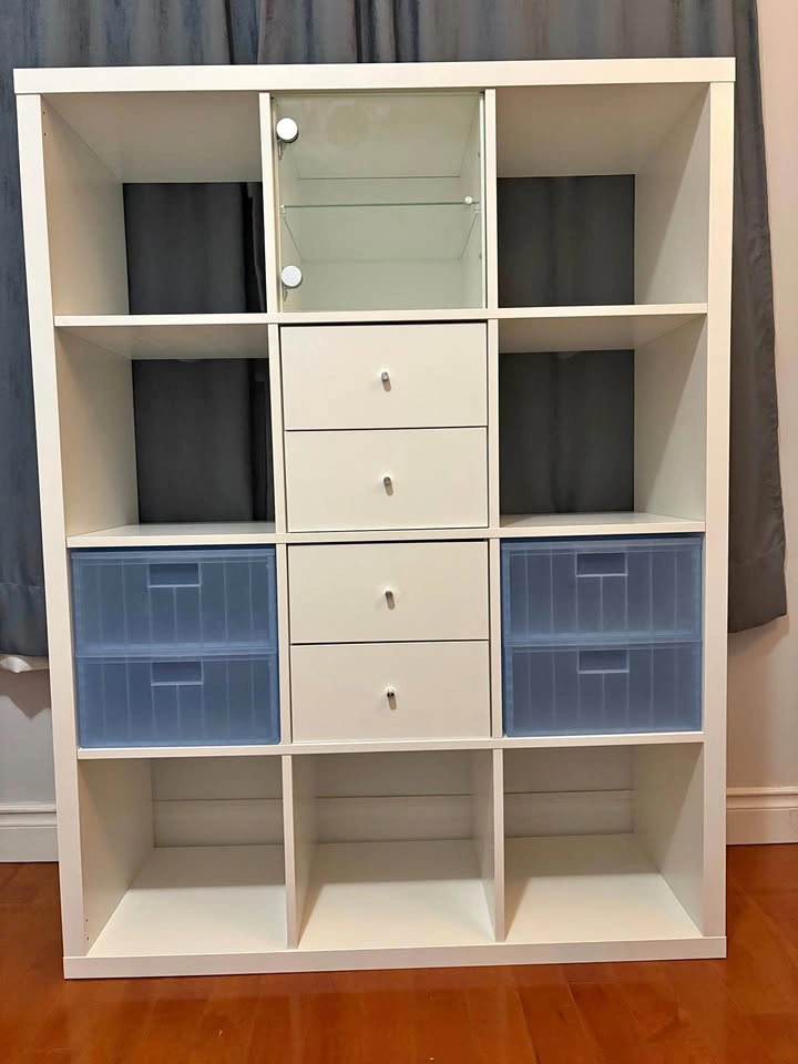 White Storage shelf Kallax 3x4