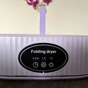 Portable Purple Folding Dryer with UV Light