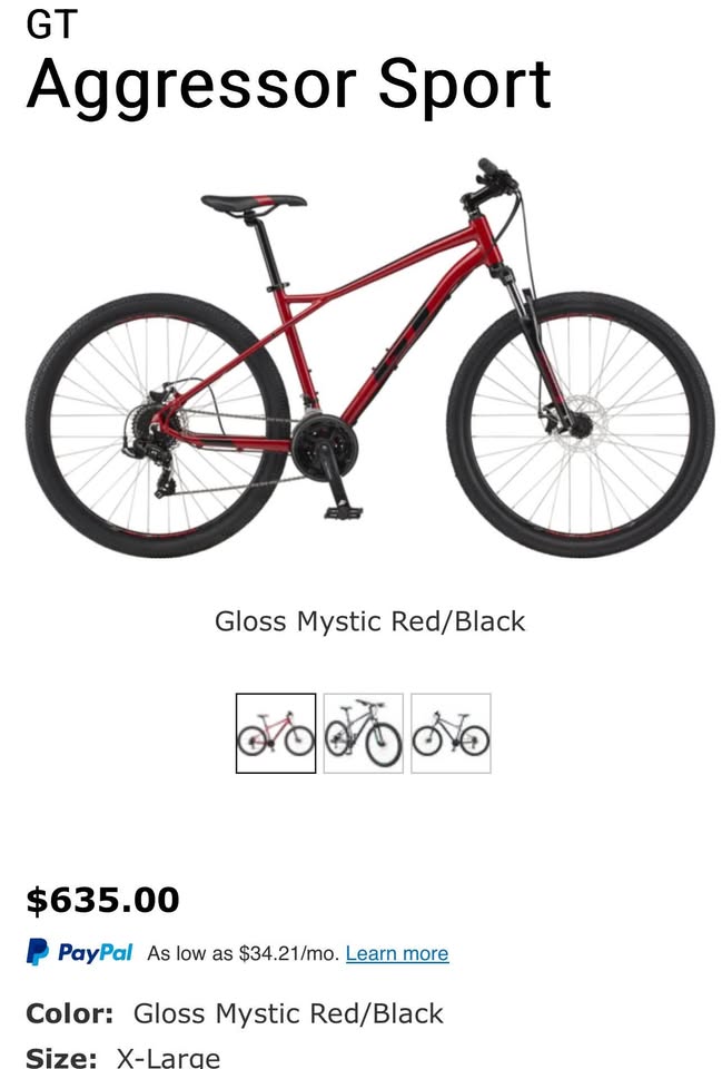 GT Aggressor Sport XL Gloss Mystic Red/Black - photo 4