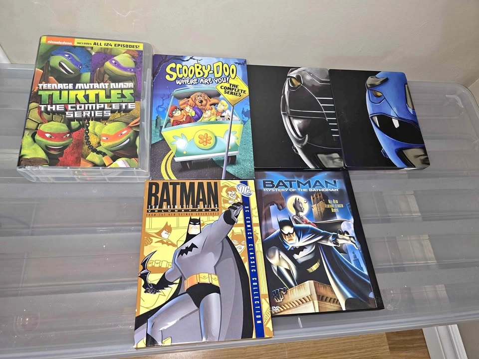 DVD Series Collection: TMNT, Scooby-Doo, Power Rangers, Batman