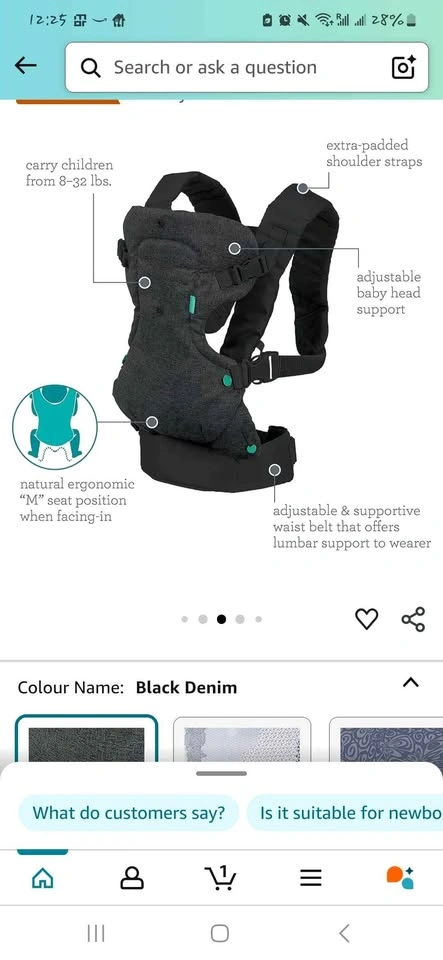 Infantino Flip 4-in-1 Baby Carrier