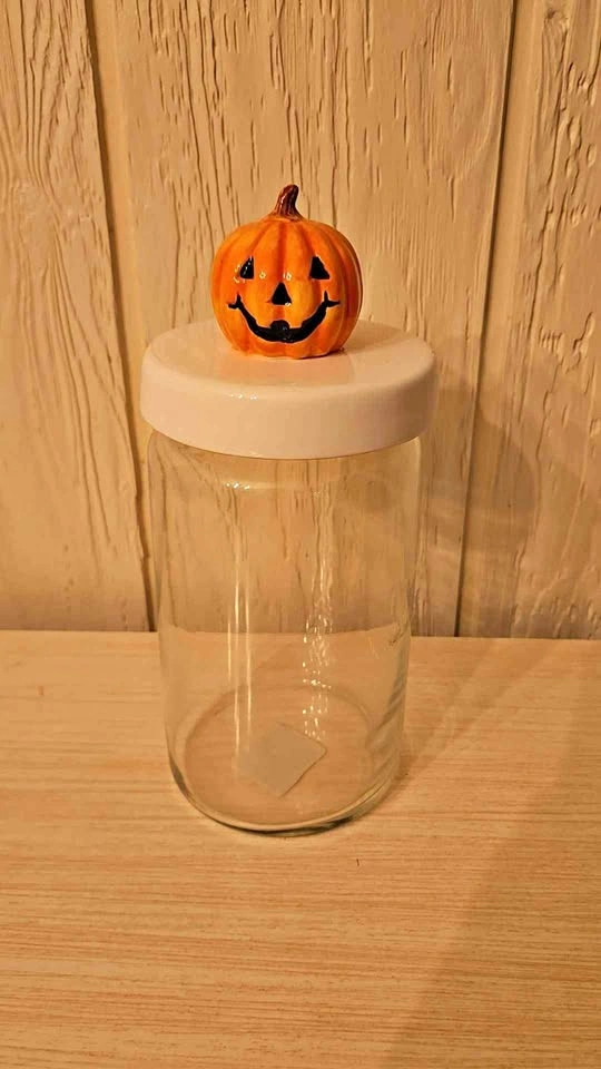 Halloween Pumpkin Canister