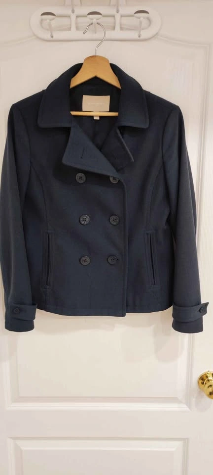 Banana Republic Navy Peacoat Size Small - photo 3