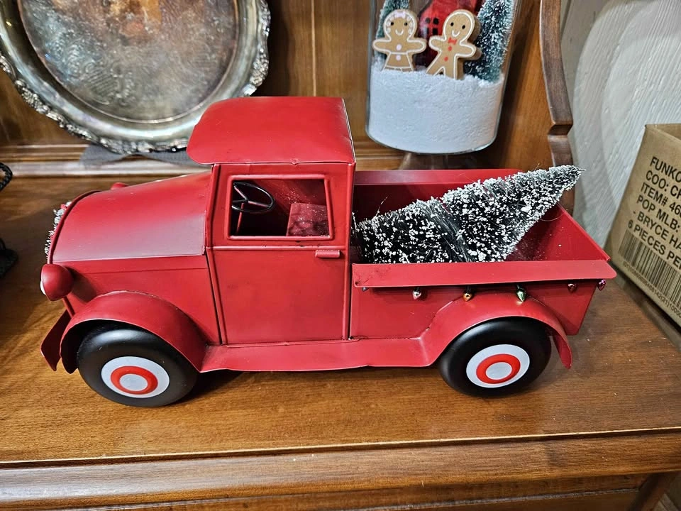 Target Red Truck Christmas Decor
