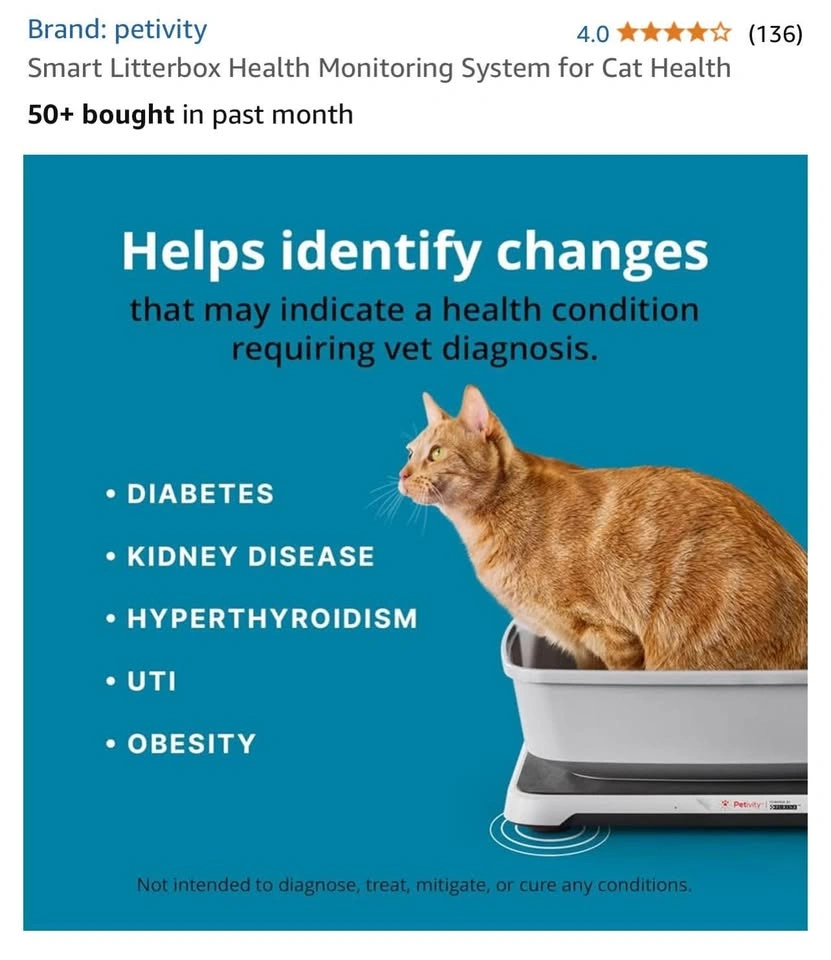 Petivity Smart Litterbox Monitor for Cats - photo 4