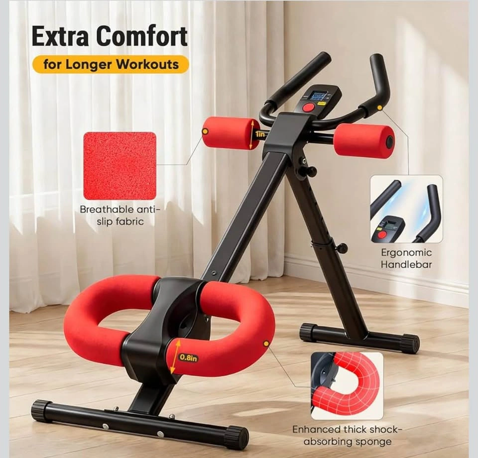 (New) Foldable Ab Machine Ab Workout - Max 440lbs LCD Display - photo 3