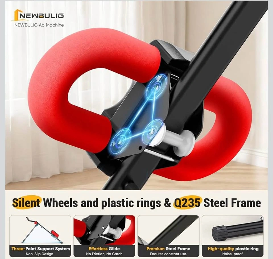 (New) Foldable Ab Machine Ab Workout - Max 440lbs LCD Display - photo 5