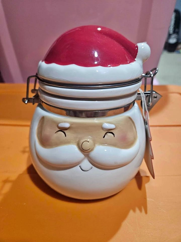 Home Goods Small Santa Canister