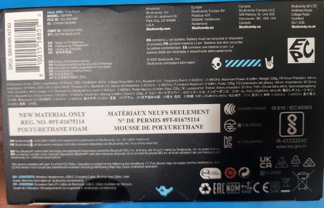 Skullcandy Hesh ANC Noise Canceling Bluetooth Wireless Over-Ear - photo 3