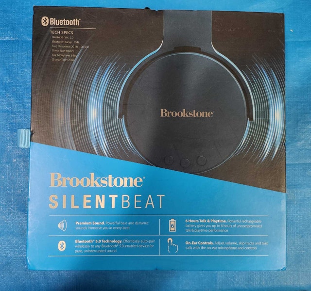 BROOKSTONE SILENTBEAT Wireless Headphones - photo 2
