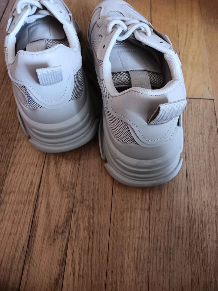 Steve Madden bone color chunky sneakers. Ladies size 8 - photo 3