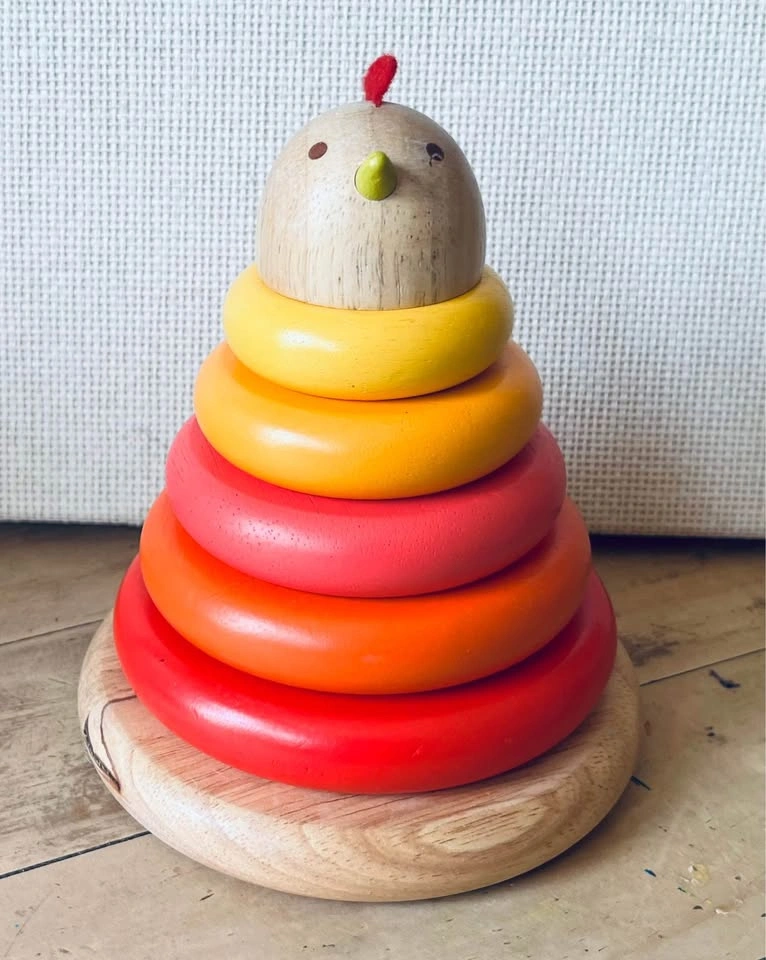 DJECO Cachempil Hen Wooden Stacking Toy - photo 2