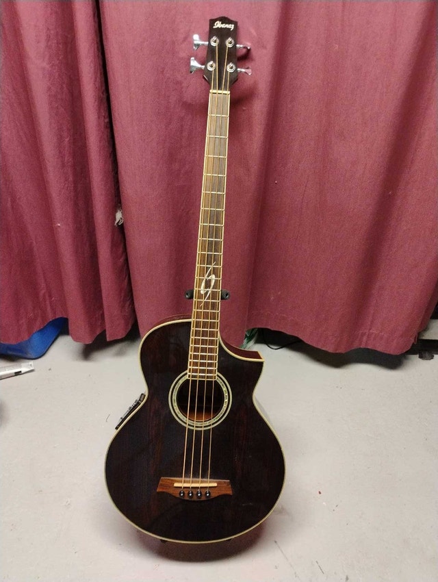 Ibanez Acoustic Electric Bass Guitar