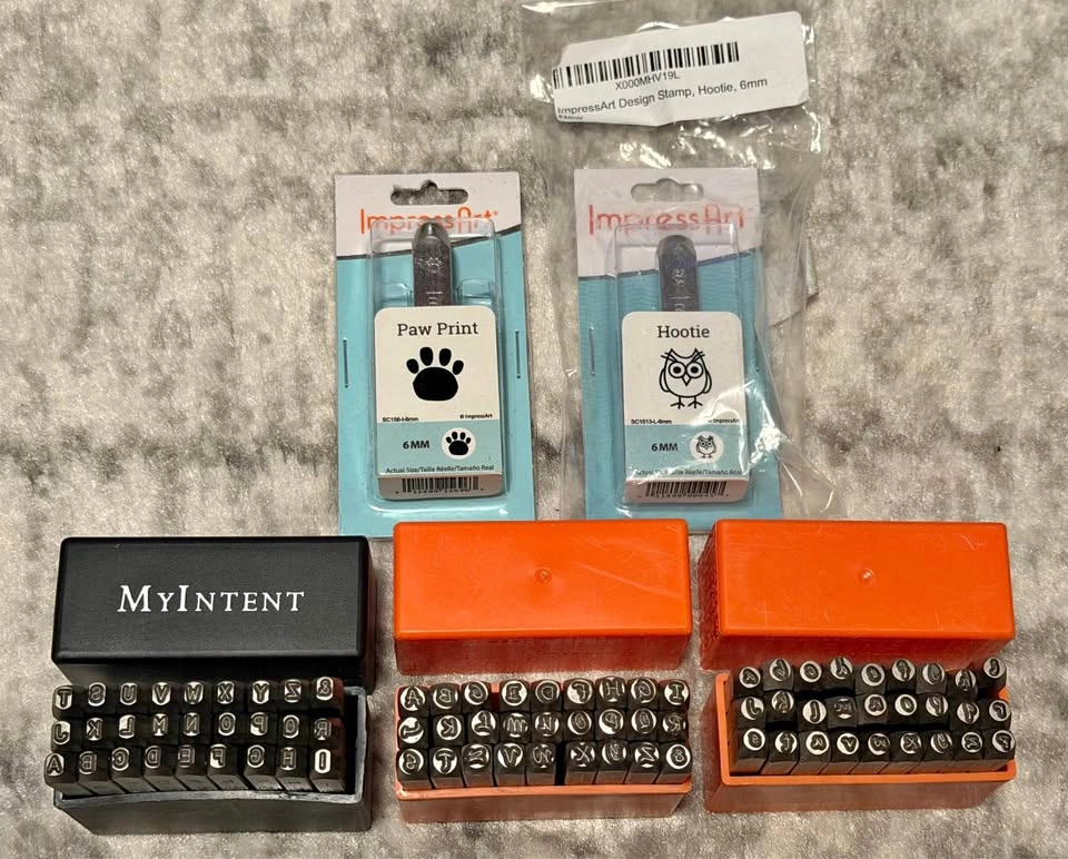 ImpressArt & MYIntent Metal Letter Stamp Sets