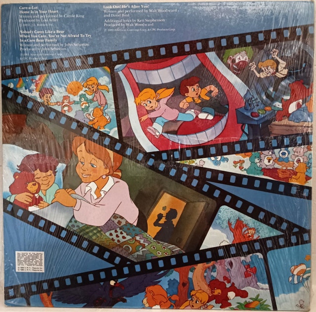 THE CARE BEARS MOVIE Soundtrack LP feat. Carole King - SEALED! - photo 2